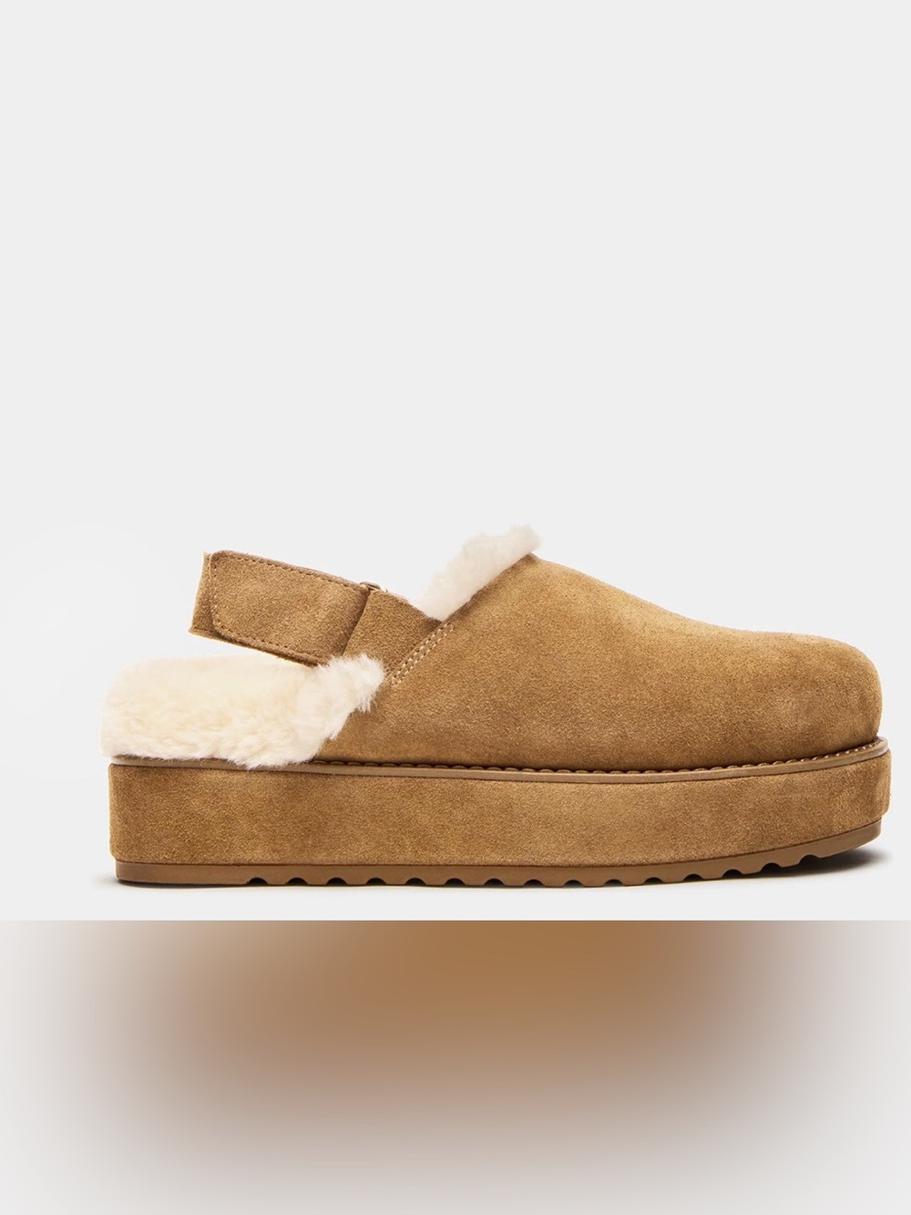 MELLOW FAUX FUR COGNAC SUEDE New size 8